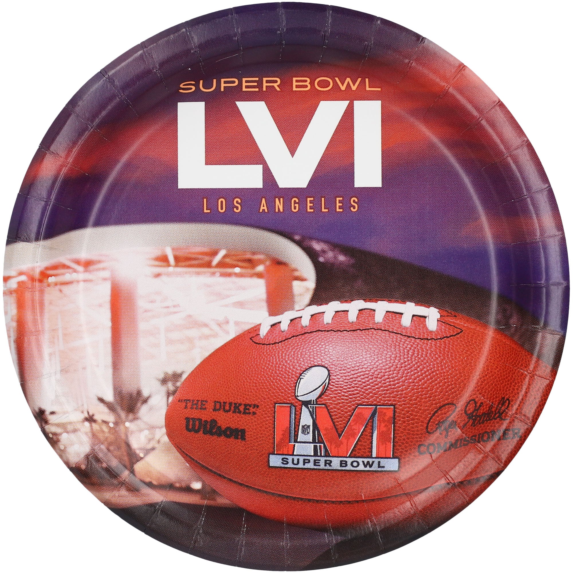 Amscan Superbowl LIII 9 Dinner Plates 8 ct. Amscan Superbowl LIII 9 Dinner Plates 8 ct.